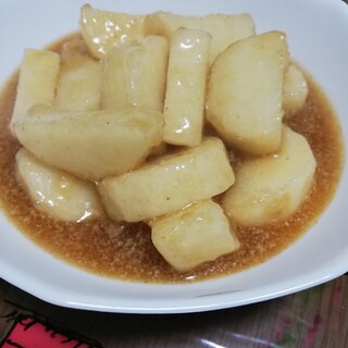 タレもおいしい！長芋のごまめんつゆ煮